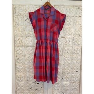 Vintage Plaid Dress